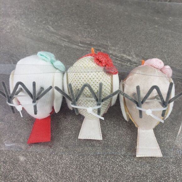 3pk Winter Birds Decorative Figurine Set Red/Pink - Target Wondershop 2021 - Picture 4 of 6